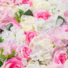 Load image into Gallery viewer, Rose Bouquet Ivory White 3D Flower Wall Panels