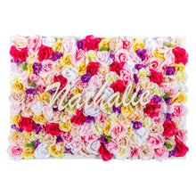 Load image into Gallery viewer, Personalized Nursery Flower Wall with Name Sign (23" x 28")