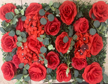 Load image into Gallery viewer, Ruby in Foliage 3D Flower Wall Panels