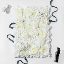 Load image into Gallery viewer, US Seller! Cream White Flower Wall 3D Artificial Flower Panel Home Shop Party Holiday Wall Decor Photo Backdrop Setting Floral Wall