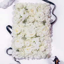 Load image into Gallery viewer, US Seller! Cream White II Flower Wall 3D Artificial Flower Panel Home Shop Party Wall Decor Photo Backdrop Setting Floral Wall
