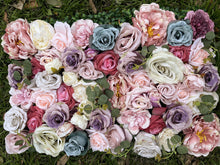 Load image into Gallery viewer, US Seller! Caribbean Summer Flower Wall 3D Artificial Flower Panel Home Wedding Party Wall Decor Photo Backdrop Floral Arrangement