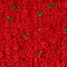Load image into Gallery viewer, US Seller! Ruby Rose Flower Wall 3-D Red Artificial Flower Panel Home Shop Party Wall Decor Photo Wedding Backdrop Arrangement