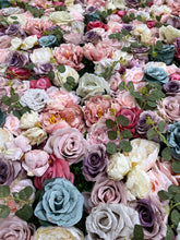 Load image into Gallery viewer, US Seller! Caribbean Summer Flower Wall 3D Artificial Flower Panel Home Wedding Party Wall Decor Photo Backdrop Floral Arrangement
