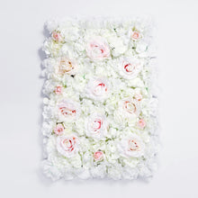 Load image into Gallery viewer, US Seller! Pink Heart Flower Wall 3-D Artificial Flower Panel Home Shop Party Wall Decor Photo Backdrop Setting Floral Pink Wall