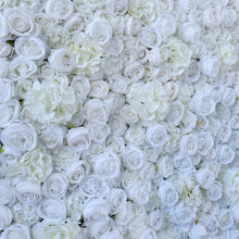 Load image into Gallery viewer, US Seller! Snow White Flower Wall 3-D Artificial Flower Panel Home Shop Party Wall Decor Photo Wedding Backdrop Arrangement