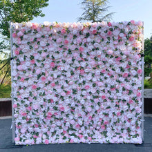 Load image into Gallery viewer, US Seller! Paris Love 3D Roll Up Flower Wall On Cloth Fabric Wedding Party Photo Backdrop Bridal Shower Top Quality Easy Assemble #08