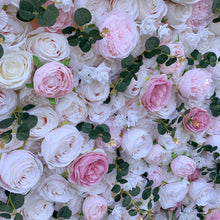 Load image into Gallery viewer, US Seller! Paris Love 3D Roll Up Flower Wall On Cloth Fabric Wedding Party Photo Backdrop Bridal Shower Top Quality Easy Assemble #08