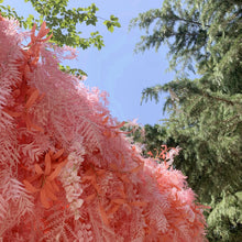 Load image into Gallery viewer, Pink Furry 3D Roll-Up Flower Wall Backdrop N8807