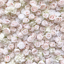 Load image into Gallery viewer, Wedding Flower Wall Backdrop, Bridal Artificial Floral Wall Roll Up for Ceremony Photo Booth | 50% Return Refund Option
