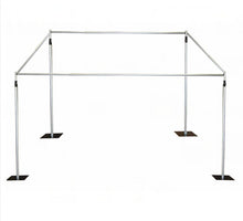 Load image into Gallery viewer, Adjustable Backdrop Stand: Heavy Duty 7-12ft Wedding Photo Booth