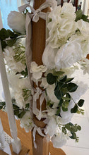 Load image into Gallery viewer, US Seller/White Rose Flower Garland: Adjustable Wedding Table Runner
