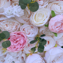 Load image into Gallery viewer, US Seller! Paris Love Flower Wall 3-D Artificial Flower Panel Home Shop Party Wall Decor Photo Wedding Backdrop Floral 05