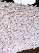 Load image into Gallery viewer, US Seller! Baby Pink 3D Roll Up Flower Wall On Cloth Fabric Wedding Party Photo Backdrop Bridal Shower Top Quality Quick Assemble #15