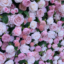 Load image into Gallery viewer, Wedding Flower Wall Backdrop, Bridal Artificial Floral Wall Roll Up for Ceremony Photo Booth | 50% Return Refund Option N8812