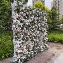Load image into Gallery viewer, Secret Garden Flower Roll Up Floral Wall Wall Backdrop: Wedding, Party Photo Booth
