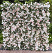 Load image into Gallery viewer, Secret Garden Flower Roll Up Floral Wall Wall Backdrop: Wedding, Party Photo Booth