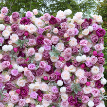Load image into Gallery viewer, US Seller! Lilac Bloom 5D Roll Up Flower Wall On Cloth Fabric Wedding Party Photo Backdrop Top Quality Easy Quick Assemble N8822