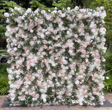 Load image into Gallery viewer, Secret Garden Flower Roll Up Floral Wall Wall Backdrop: Wedding, Party Photo Booth