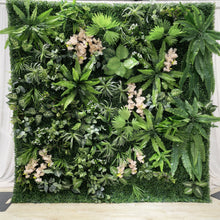 Load image into Gallery viewer, US Seller! Greenery CherryBlossom 5D Roll Up Flower Wall On Cloth Fabric Wedding Party Photo Backdrop Top Quality  Quick Assemble N8830
