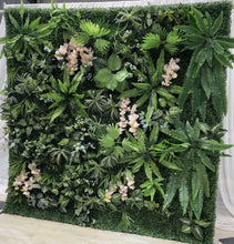 Load image into Gallery viewer, Wedding Flower Wall Backdrop Greenery Roll Up Floral Wall for Ceremony Photo Booth | 50% Return Refund Option