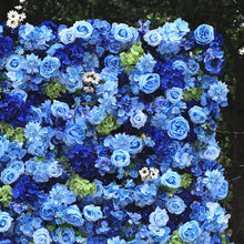Load image into Gallery viewer, Cerulean Sky 5D Roll-Up Flower Wall Backdrop N8825