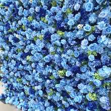 Load image into Gallery viewer, Cerulean Sky 5D Roll-Up Flower Wall Backdrop N8825