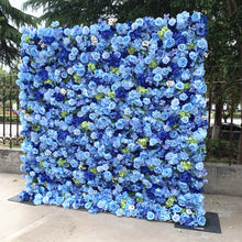 Load image into Gallery viewer, Cerulean Sky 5D Roll-Up Flower Wall Backdrop N8825