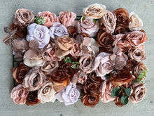 Load image into Gallery viewer, US Seller! CoffeeBrown Flower Wall Decor 3-D Artificial Pink Floral Panel Home Shop Party Photo Backdrop Setting Arrangement 37