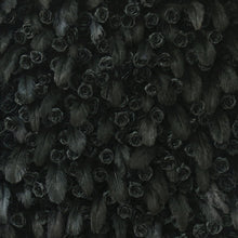 Load image into Gallery viewer, 5D Black Ostrich Feather Rose Flower Wall Backdrop, Wedding Party Decor | 50% Return Refund Option N8817