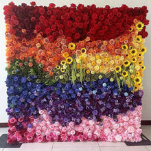 Load image into Gallery viewer, US Seller! LostParadise 5D Roll Up Flower Wall On Cloth Fabric Wedding Party Photo Backdrop Best Quality Easy Quick Assemble#33
