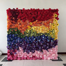 Load image into Gallery viewer, US Seller! LostParadise 5D Roll Up Flower Wall On Cloth Fabric Wedding Party Photo Backdrop Best Quality Easy Quick Assemble#33