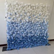 Load image into Gallery viewer, Dual Oriented 5D Roll-Up Flower Wall Backdrop 36
