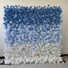 Load image into Gallery viewer, Dual Oriented 5D Roll-Up Flower Wall Backdrop 36