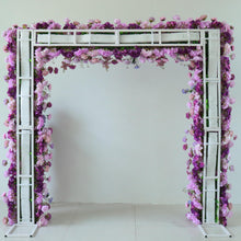 Load image into Gallery viewer, Pink Rose Foam Base Flower Arch 8x8 ft, Artificial Ceremony Flower Row, Floral Table Runner /US Seller | Optional 50% Return Refund Program
