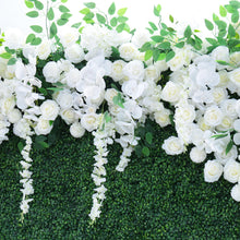 Load image into Gallery viewer, 8x8 ft Garden of Eden Roll Up Flower Wall Backdrop, Wedding Photo Booth | 50% Return Refund Option