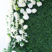 Load image into Gallery viewer, 8x8 ft Garden of Eden Roll Up Flower Wall Backdrop, Wedding Photo Booth | 50% Return Refund Option