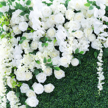 Load image into Gallery viewer, 8x8 ft Garden of Eden Roll Up Flower Wall Backdrop, Wedding Photo Booth | 50% Return Refund Option