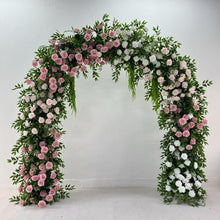 Load image into Gallery viewer, 8x8 ft Elegant Wedding Arch Flower Arrangement Artificial Ceremony Flowers | Reception Party Decor | 50% Return Refund Option