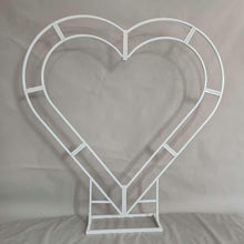 Load image into Gallery viewer, Heart-Shaped Flower Stand Frame: 6.5ft Wedding Arch