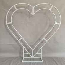 Load image into Gallery viewer, Heart-Shaped Flower Stand Frame: 6.5ft Wedding Arch