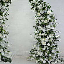 Load image into Gallery viewer, Horn-Shaped Wedding Arch Flowers 6ft/7ft | 50% Return Refund Option