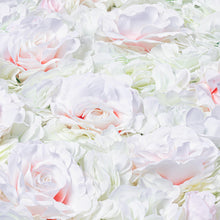 Load image into Gallery viewer, Pink & White 3D Flower Wall Panel, 16x24" Artificial Floral Backdrop