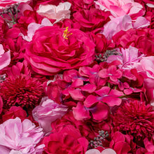 Load image into Gallery viewer, Hot Pink 3D Flower Wall Panel - Floral Wedding Backdrop