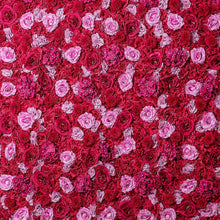 Load image into Gallery viewer, Hot Pink 3D Flower Wall Panel - Floral Wedding Backdrop