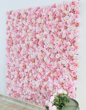 Load image into Gallery viewer, 3D Pink Rose Flower Wall Panel: Party Photo Backdrop 6607