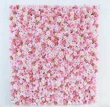Load image into Gallery viewer, 3D Pink Rose Flower Wall Panel: Party Photo Backdrop 6607