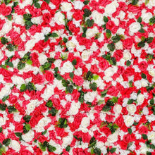 Load image into Gallery viewer, 3D Artificial Flower Wall Panel Wall Decor Floral Backdrop for Wedding Party and Home