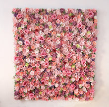 Load image into Gallery viewer, 3D Rose Flower Wall Panel, Wedding Backdrop, 16x24"