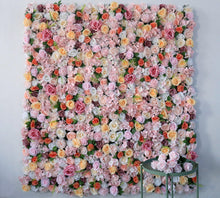 Load image into Gallery viewer, 3D Artificial Flower Wall Panel Wall Decor Floral Backdrop for Wedding and Party N6629